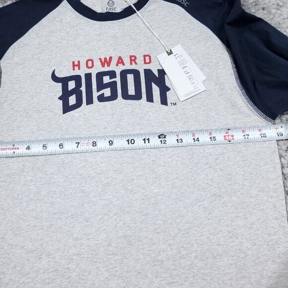 Tasc Performance Carrollton Shirt Size Small Howard Bison College Collegiate - Picture 10 of 10